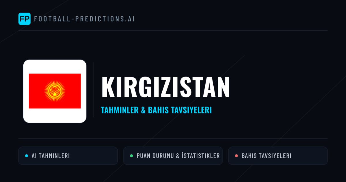 Kırgızistan Tahminleri & İstatistikler