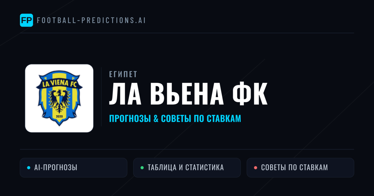 Ла Вьена ФК прогнозы и статистика