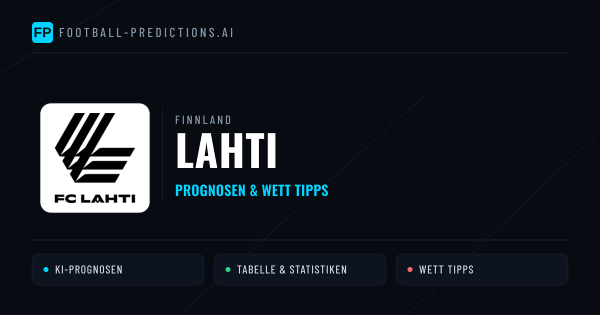 Lahti Prognosen & Statistiken