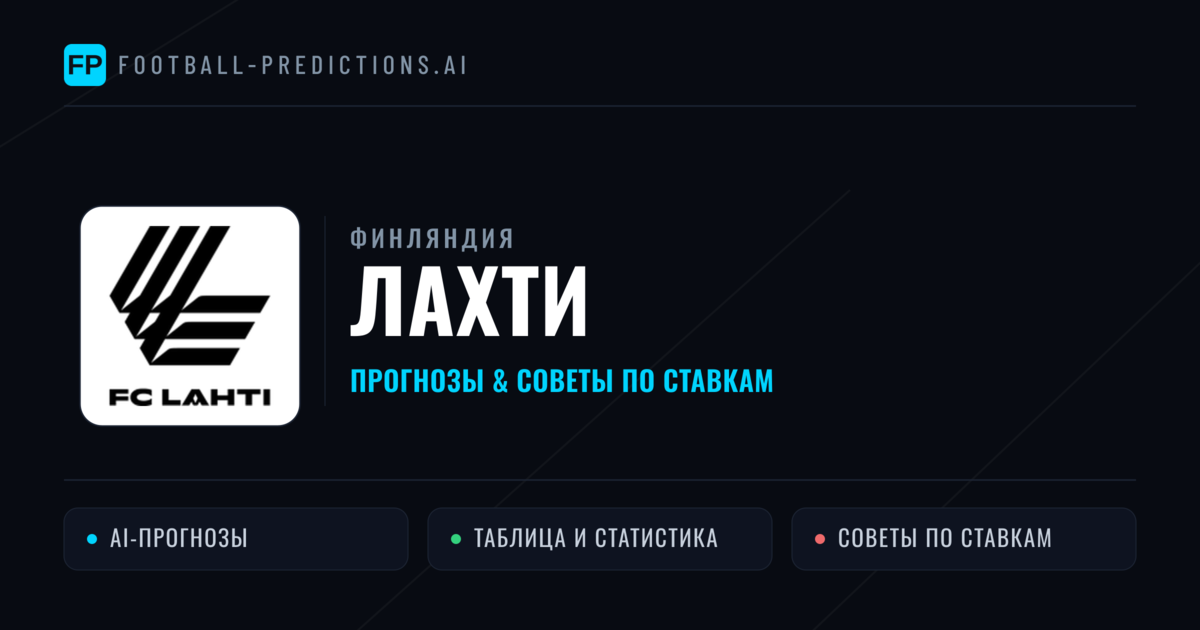 Лахти прогнозы и статистика