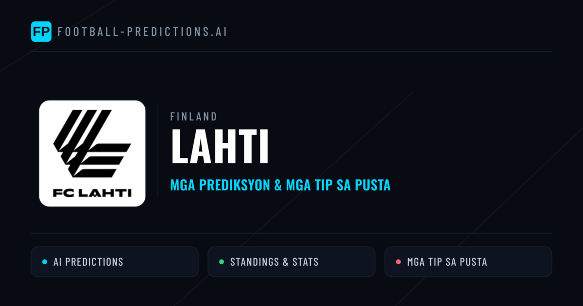 Lahti Predictions & Stats