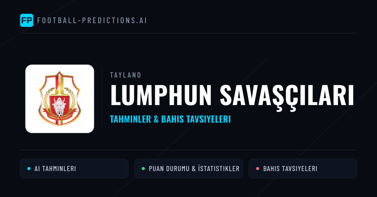 Lumphun Savaşçıları Tahminleri & İstatistikler