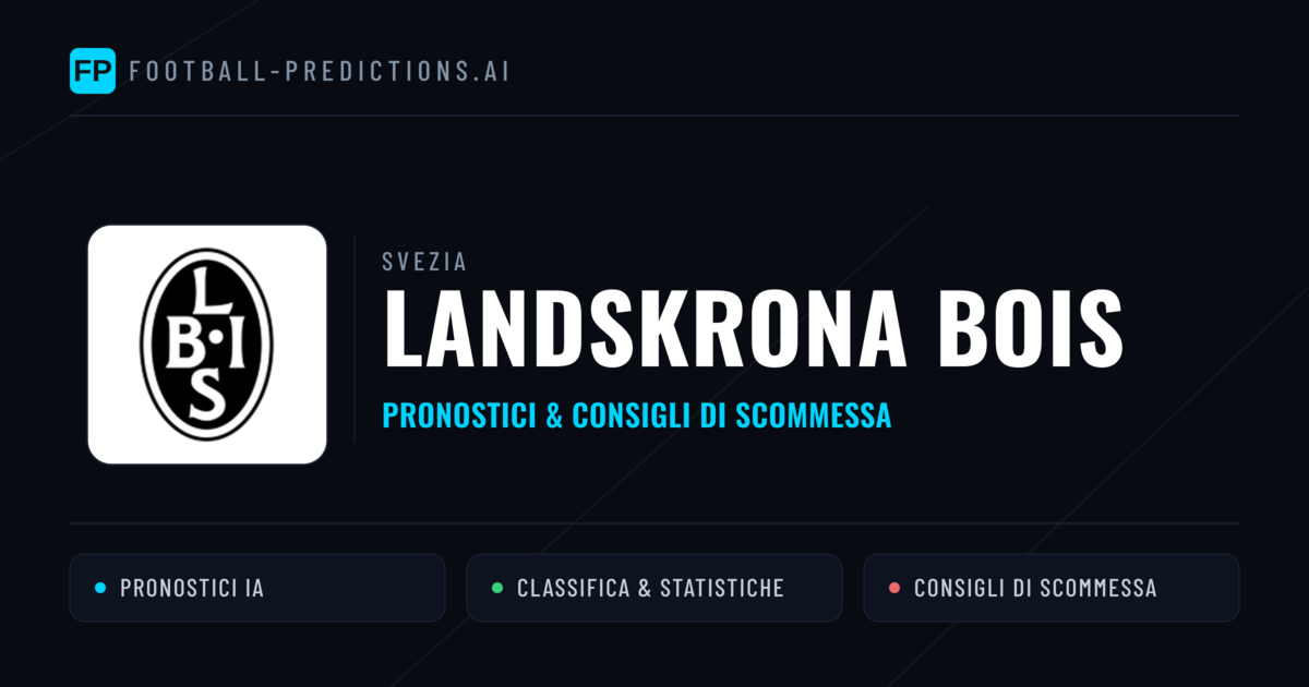 Pronostici e Statistiche Landskrona BoIS