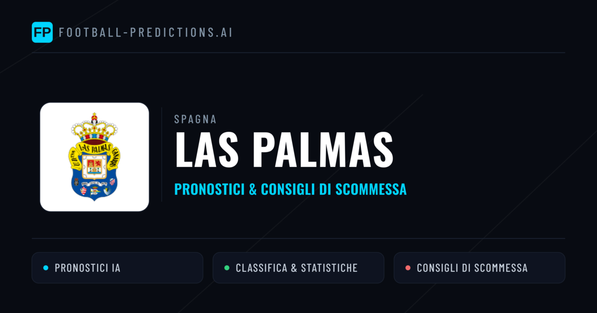 Pronostici e Statistiche Las Palmas