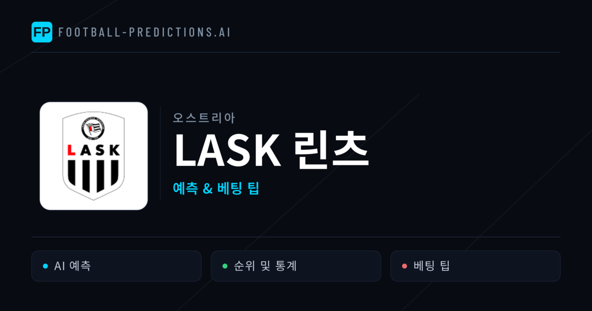 LASK 린츠 축구 예측 & 통계