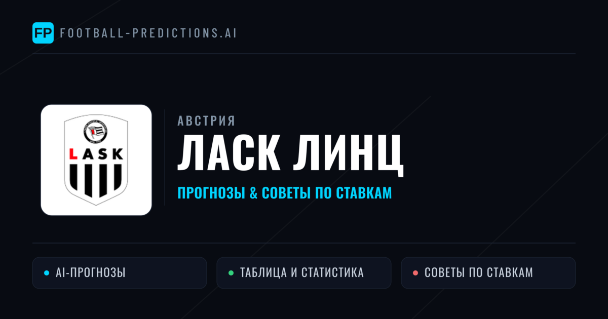 Ласк Линц прогнозы и статистика