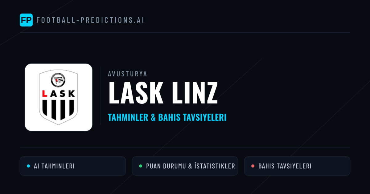 LASK Linz Tahminleri & İstatistikler