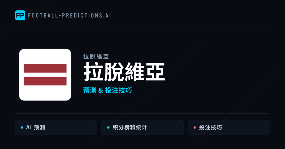 拉脫維亞 運彩分析|足球預測與數據