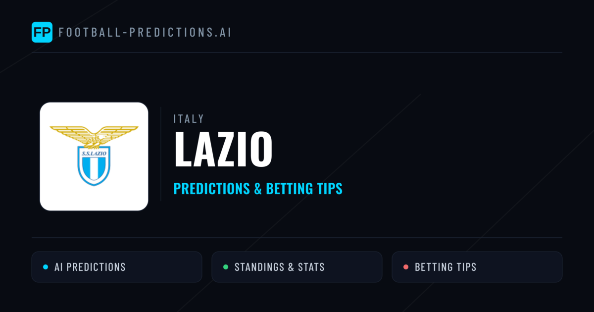 Lazio Predictions & Stats