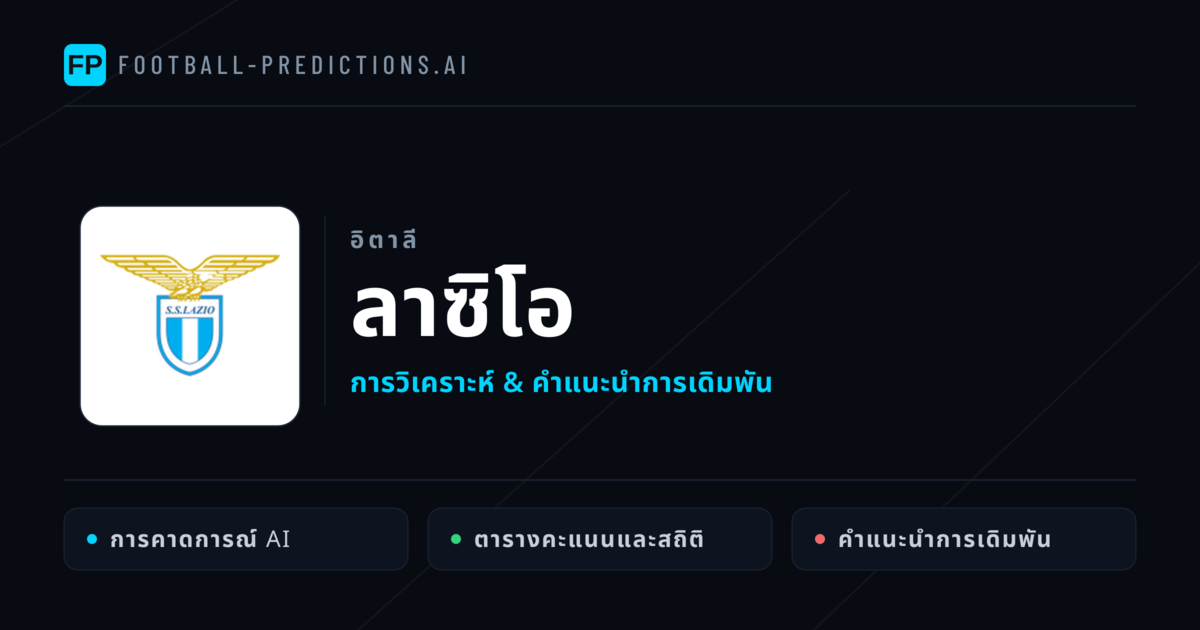 ลาซิโอ การวิเคราะห์และสถิติ