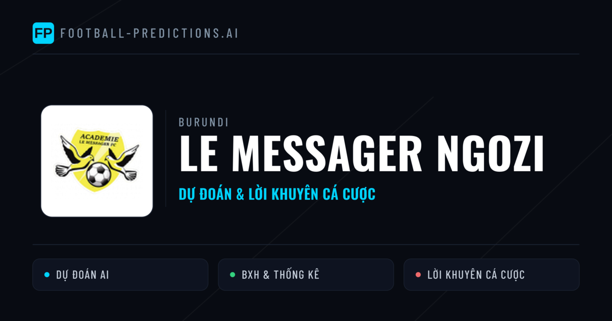 Le Messager Ngozi Dự đoán & Thống kê
