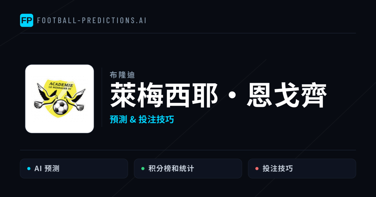 萊梅西耶·恩戈齊 運彩分析｜足球預測與數據