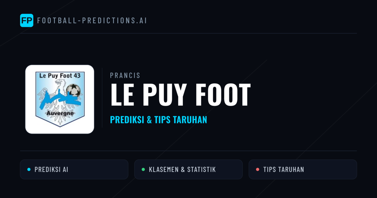 Le Puy Foot Prediksi & Statistik Piala Dunia