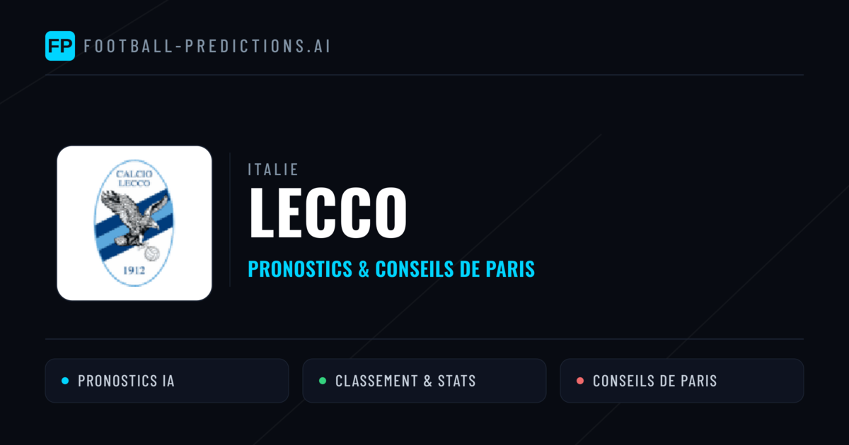 Lecco Pronostics & Statistiques