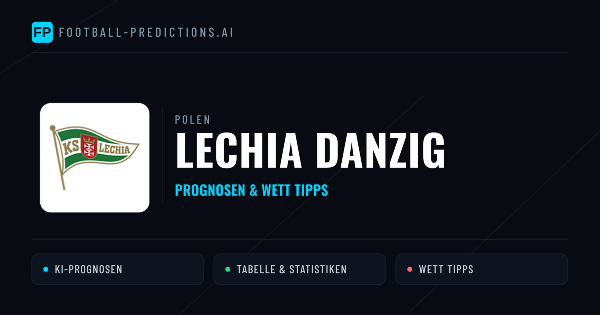 Lechia Danzig Prognosen & Statistiken