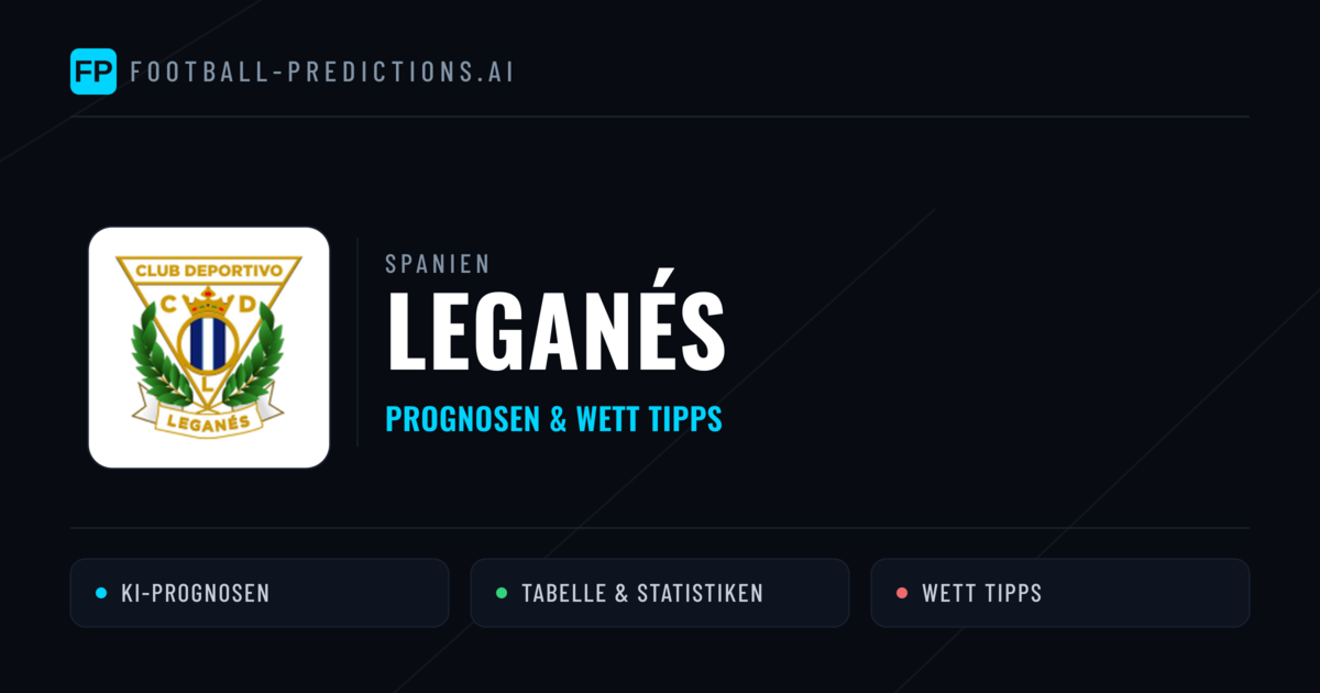 Leganés Prognosen & Statistiken
