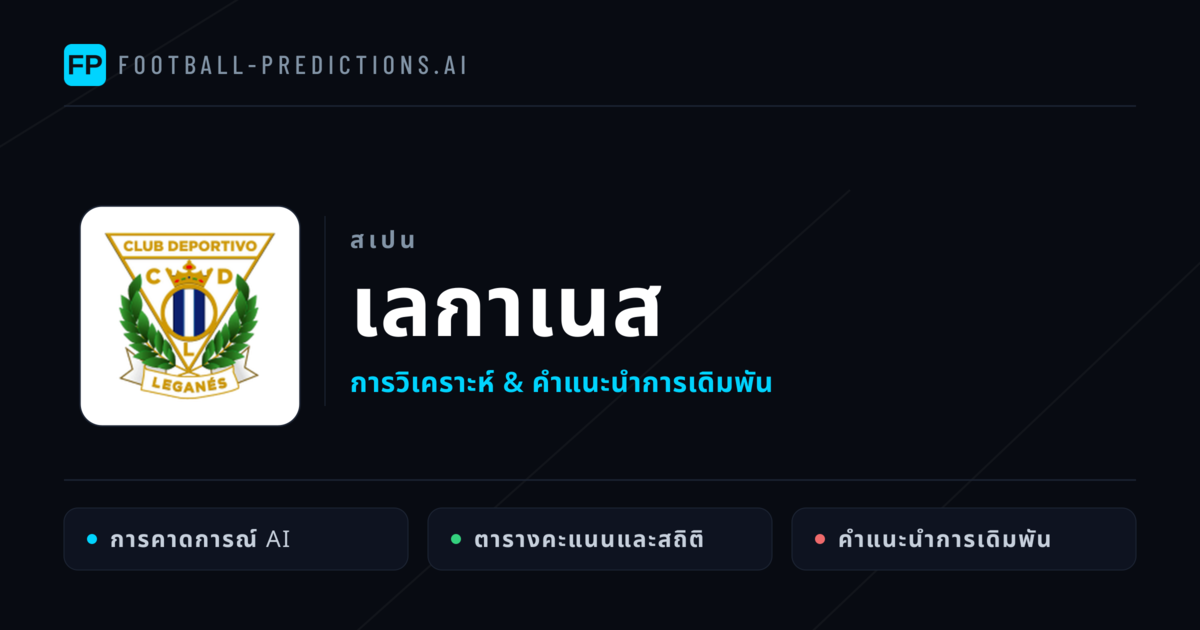 เลกาเนส การวิเคราะห์และสถิติ