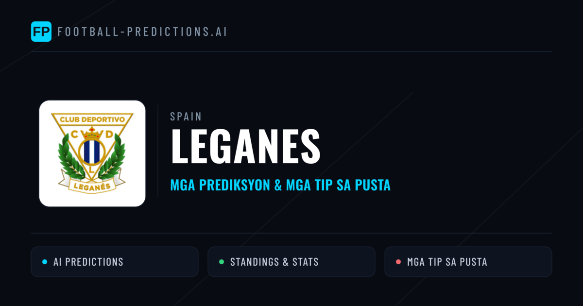 Leganes Predictions & Stats