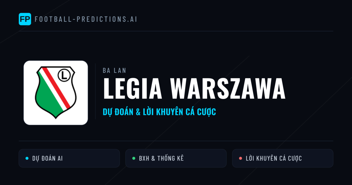 Legia Warszawa Dự đoán & Thống kê