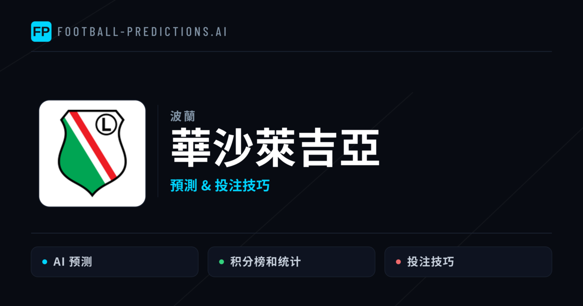 華沙萊吉亞 運彩分析｜足球預測與數據