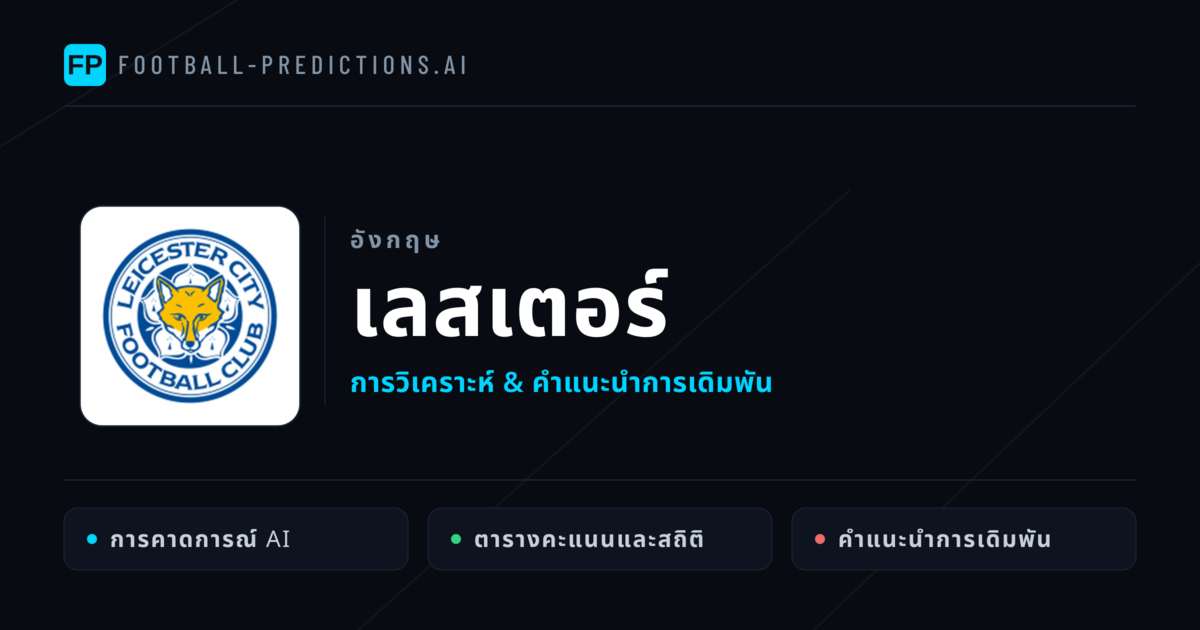 เลสเตอร์ การวิเคราะห์และสถิติ