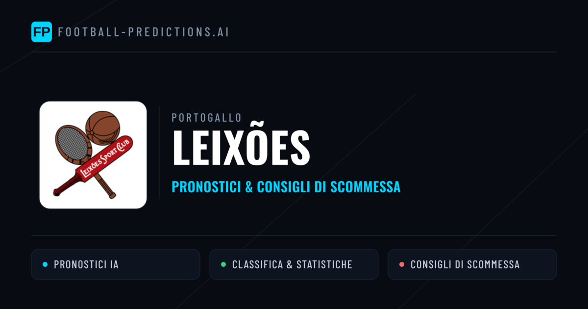 Pronostici e Statistiche Leixões