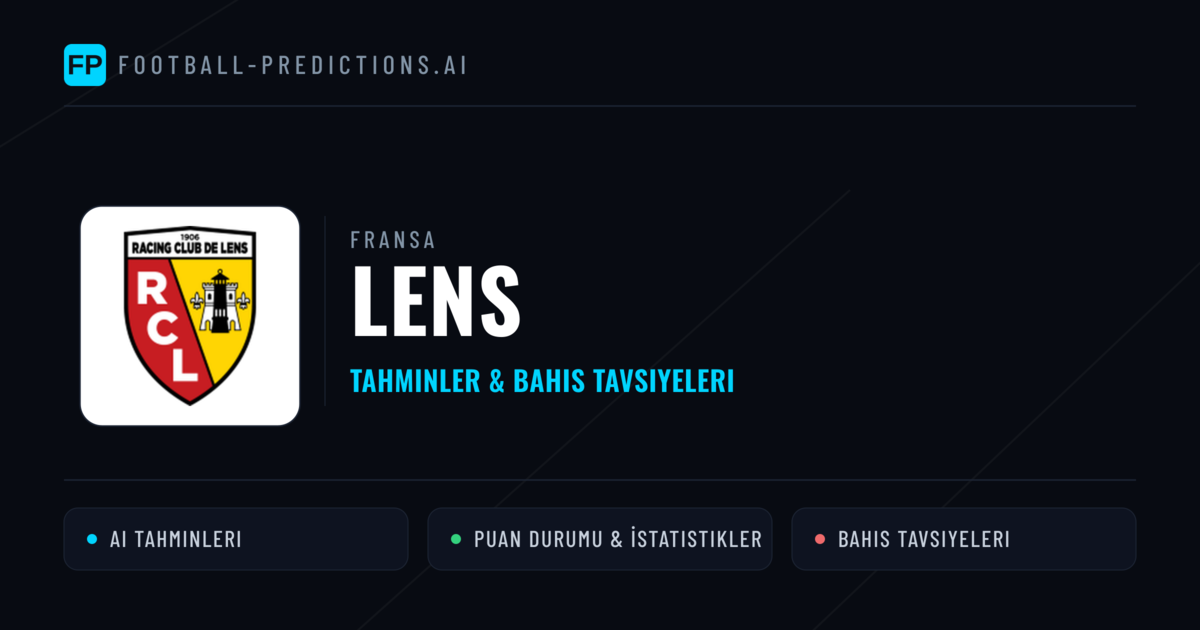 Lens Tahminleri & İstatistikler