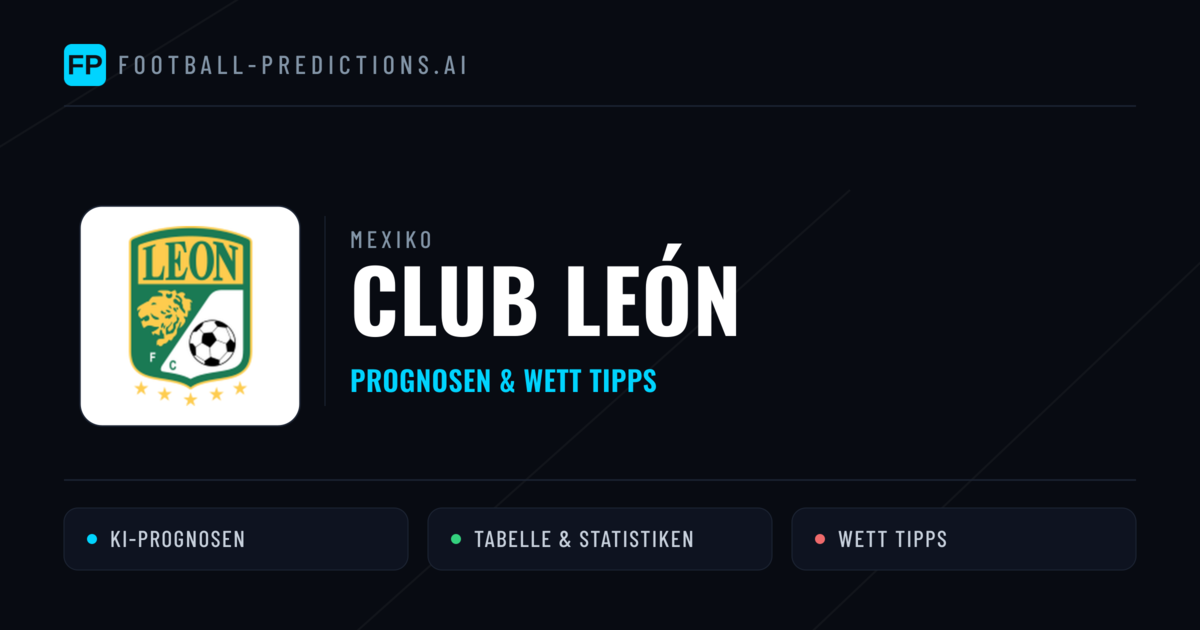 Club León Prognosen & Statistiken