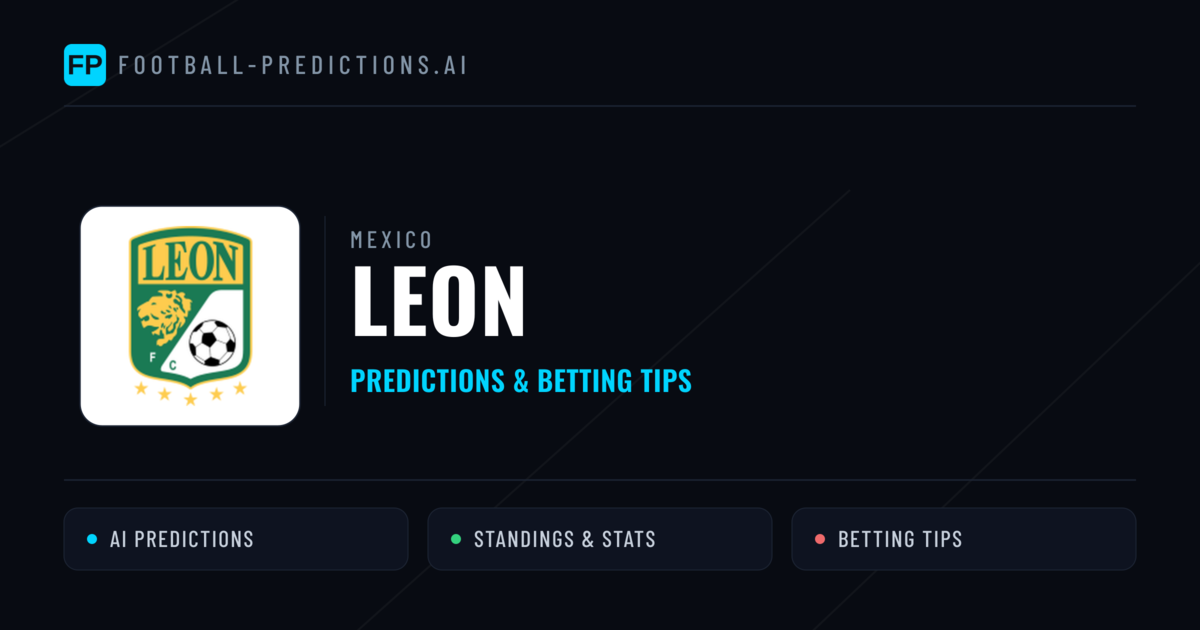 Leon Predictions & Stats