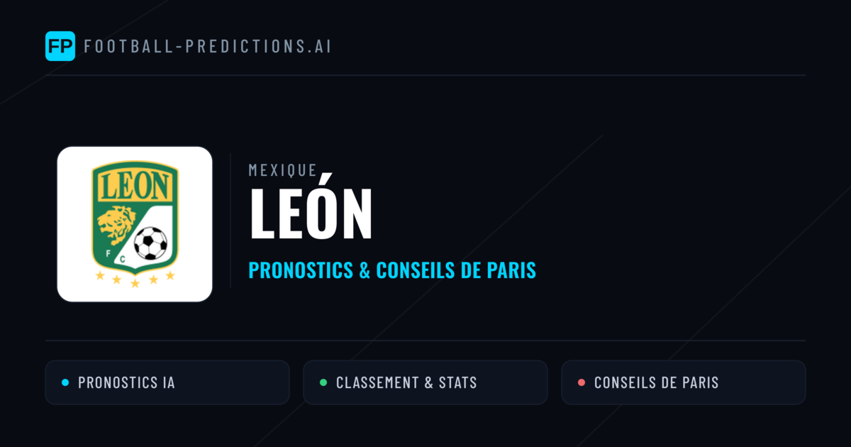 León Pronostics & Statistiques