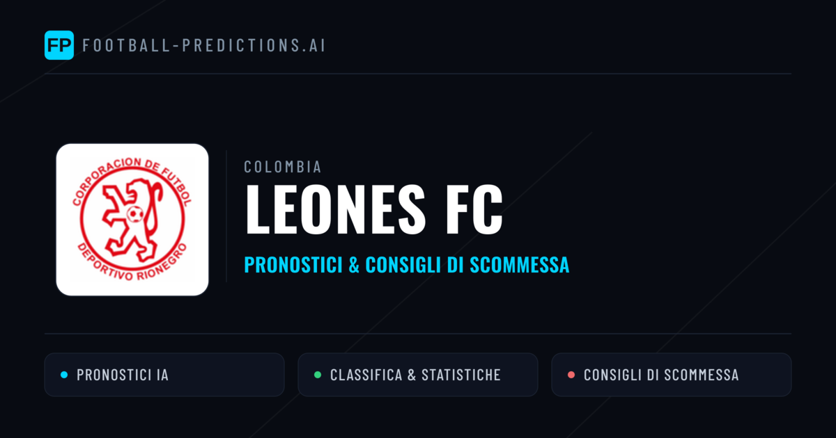 Pronostici e Statistiche Leones FC