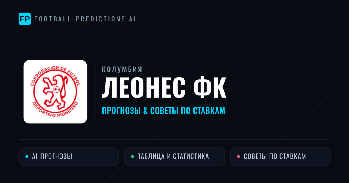Леонес ФК прогнозы и статистика