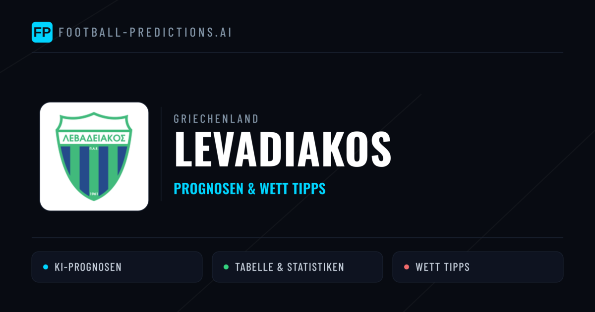 Levadiakos Prognosen & Statistiken