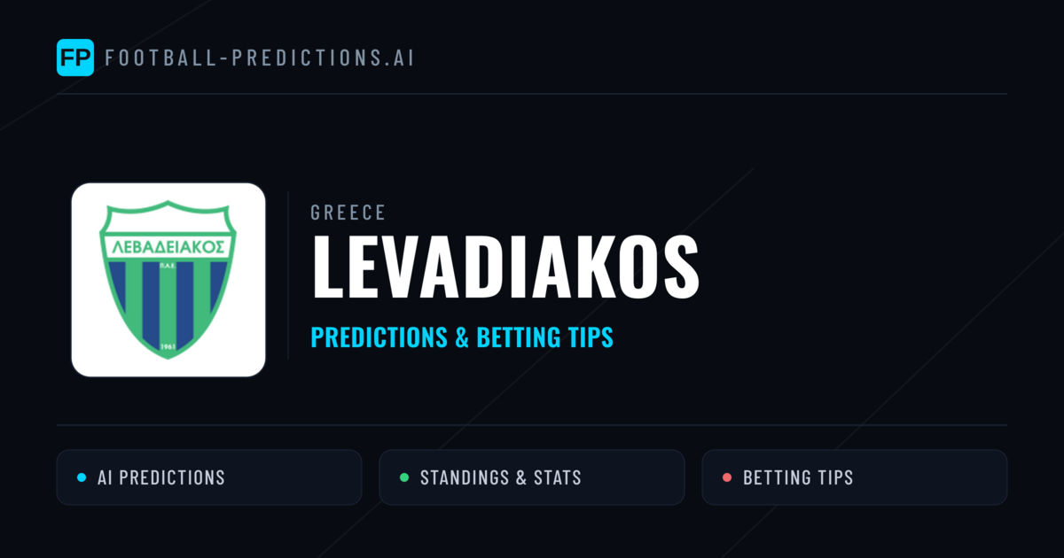 Levadiakos Predictions & Stats