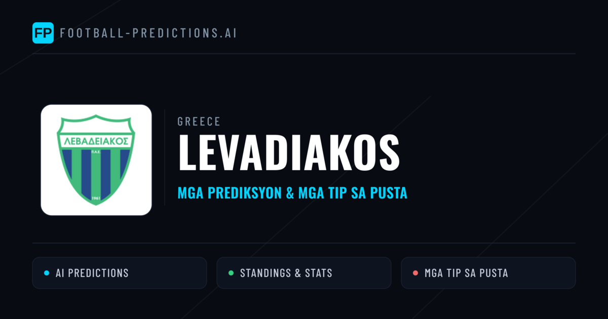 Levadiakos Predictions & Stats