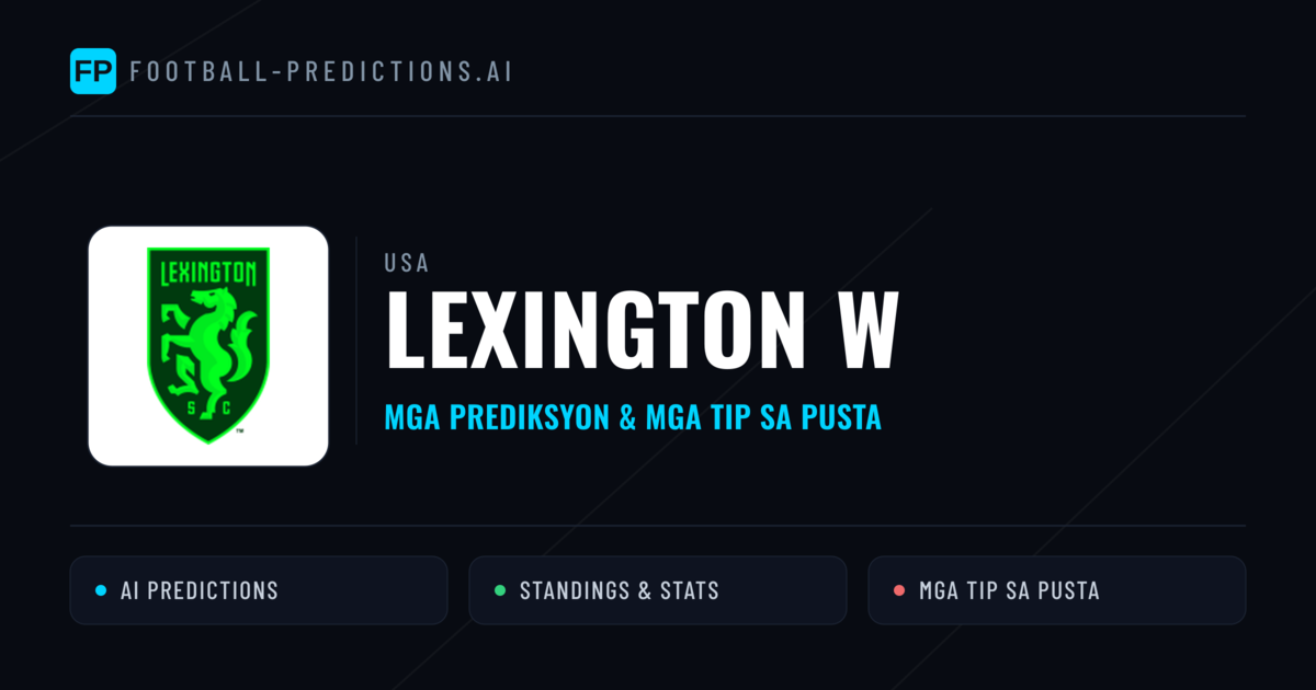 Lexington W Predictions & Stats