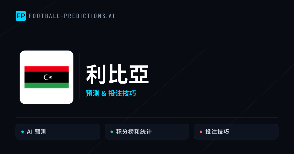 利比亞 運彩分析｜足球預測與數據