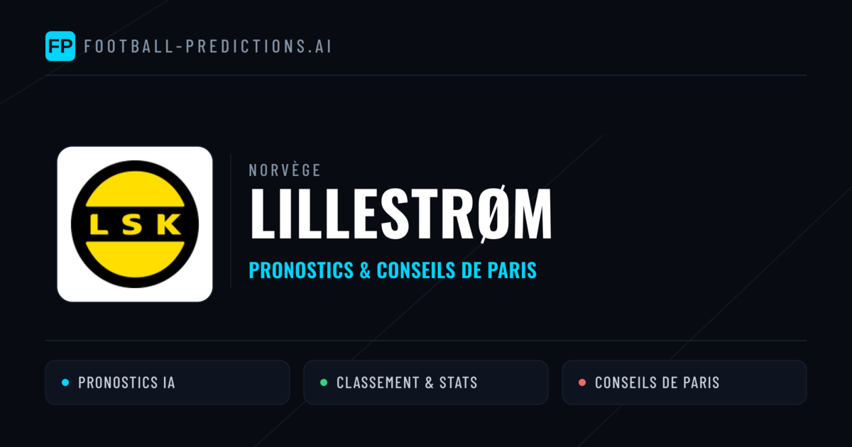Lillestrøm Pronostics & Statistiques