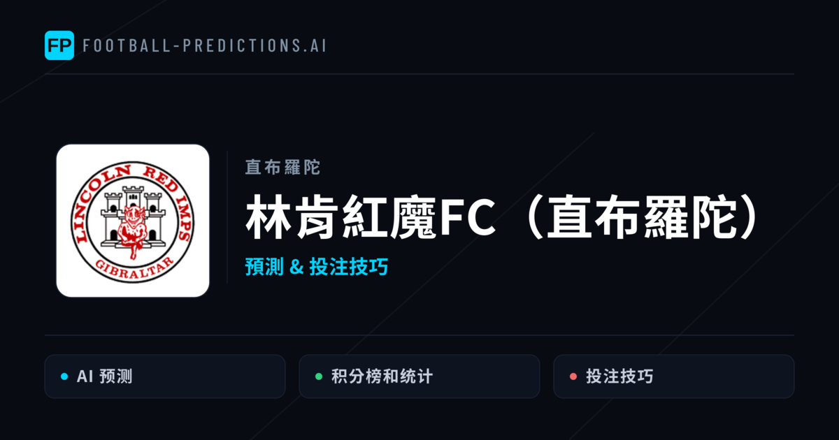 林肯紅魔FC（直布羅陀） 運彩分析｜足球預測與數據