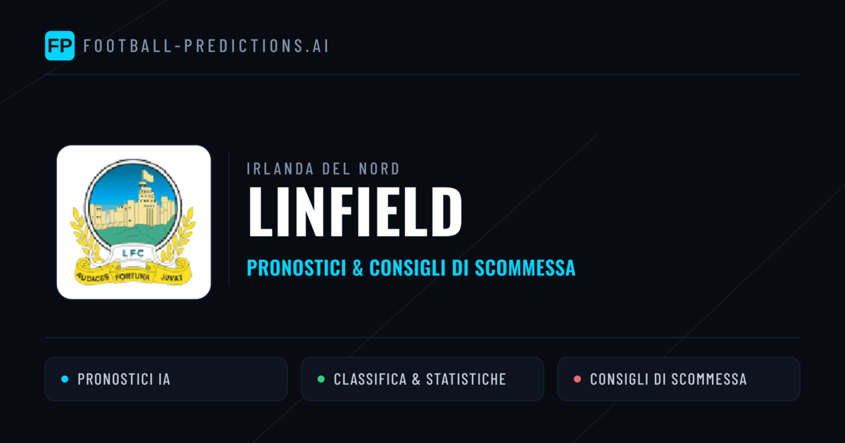Pronostici e Statistiche Linfield