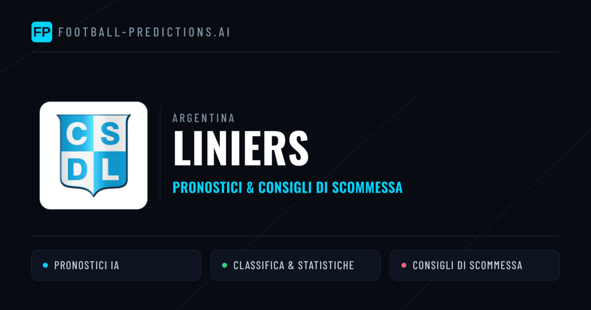 Pronostici e Statistiche Liniers