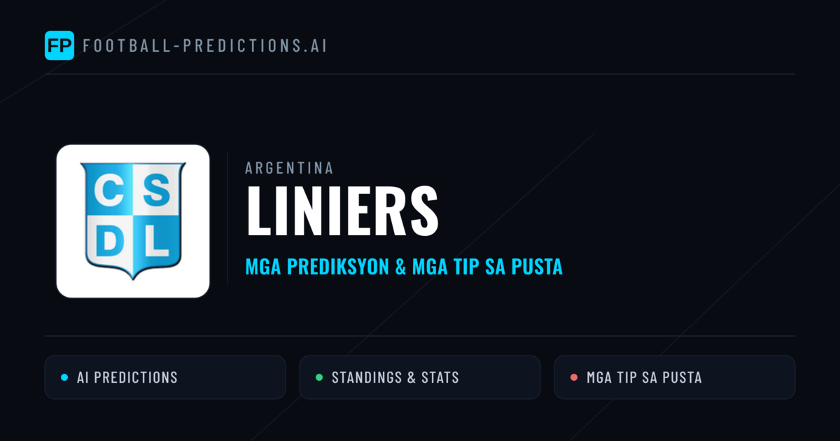 Liniers Predictions & Stats
