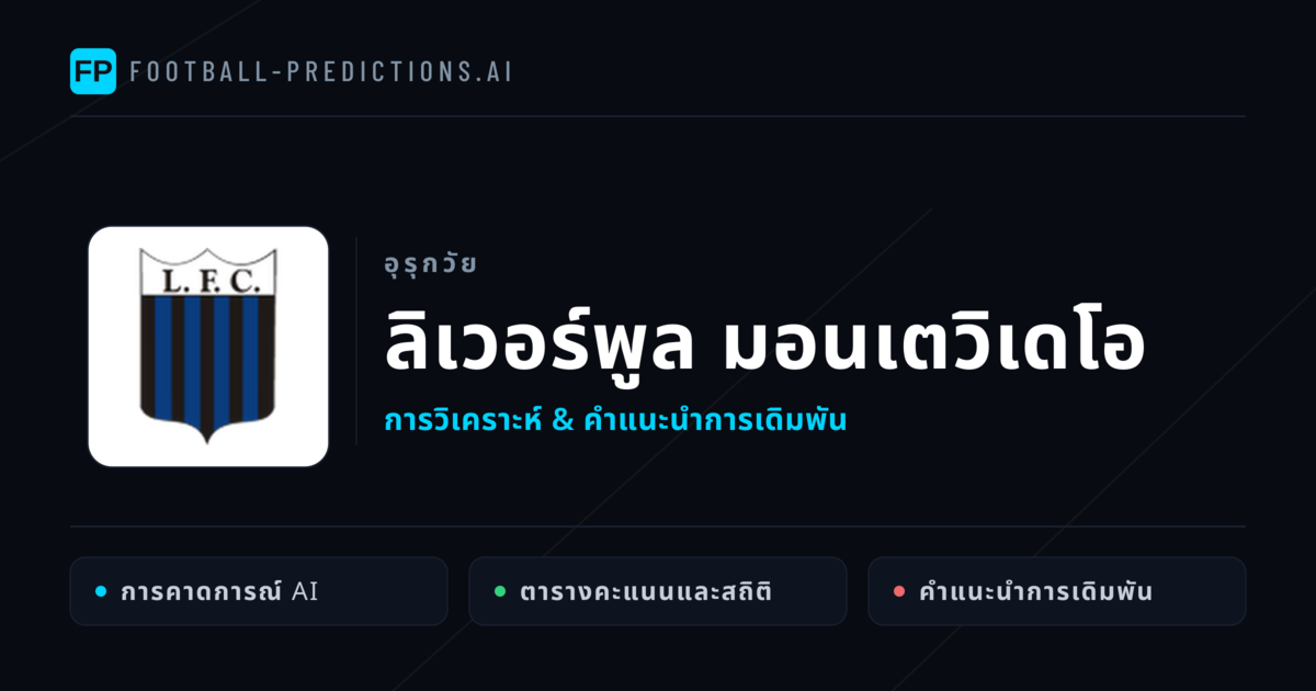 ลิเวอร์พูล มอนเตวิเดโอ การวิเคราะห์และสถิติ