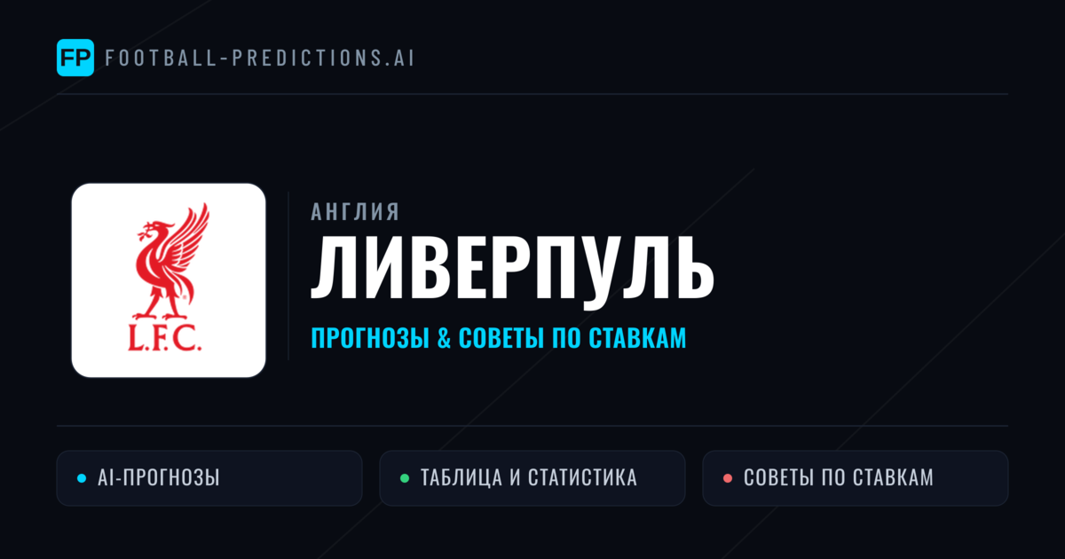 Ливерпуль прогнозы и статистика