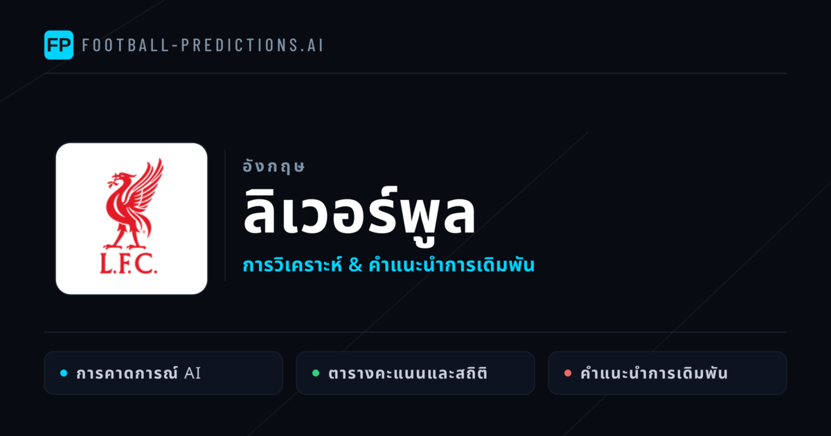ลิเวอร์พูล การวิเคราะห์และสถิติ