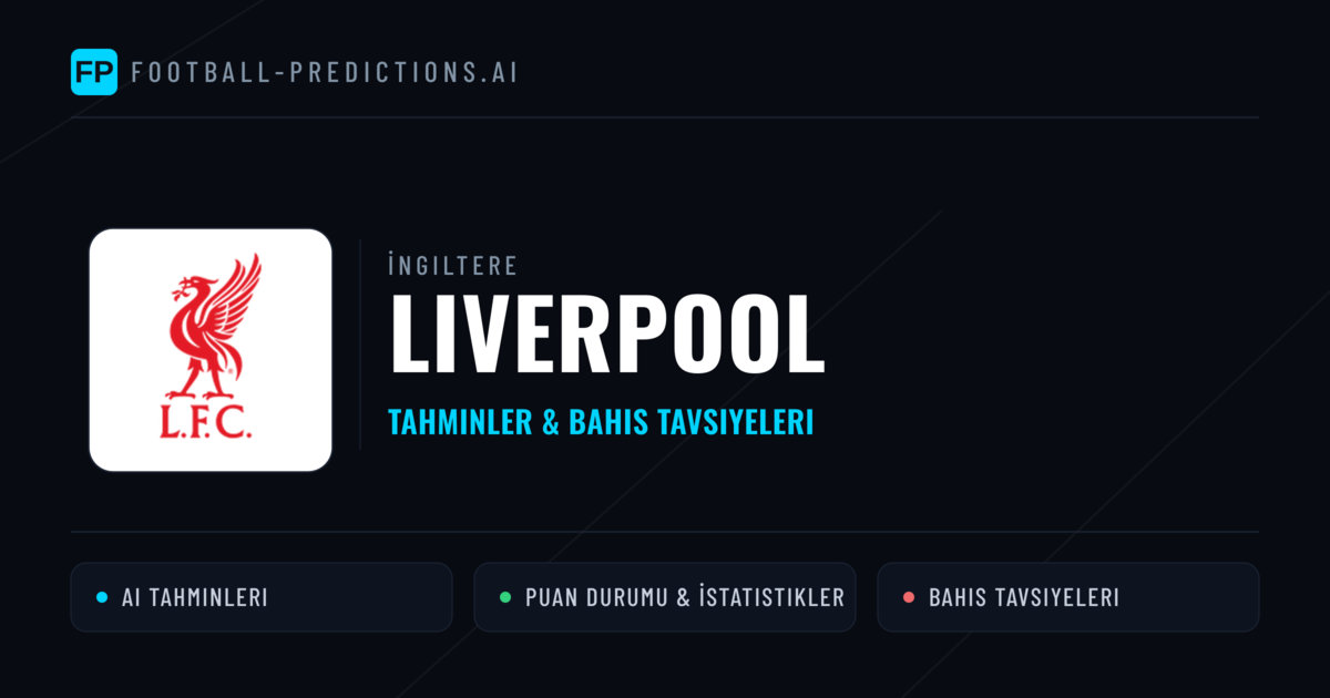 Liverpool Tahminleri & İstatistikler