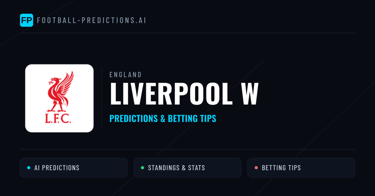 Liverpool W Predictions & Stats