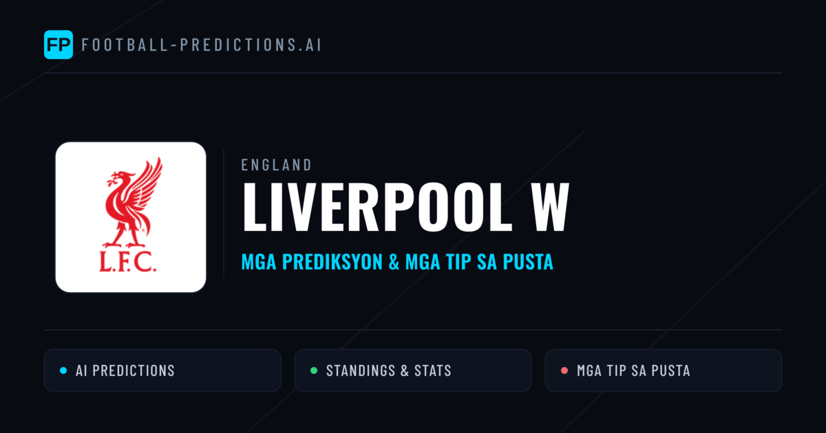 Liverpool W Predictions & Stats