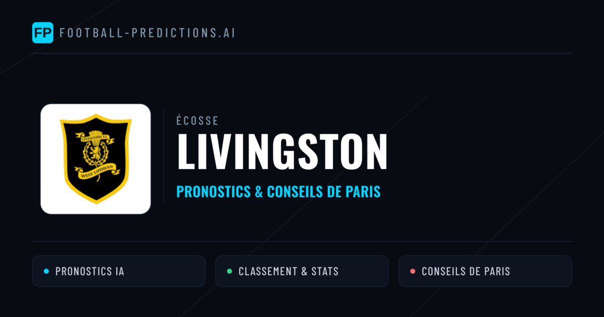 Livingston Pronostics & Statistiques