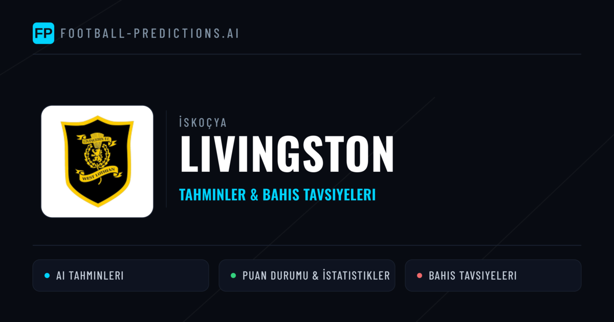Livingston Tahminleri & İstatistikler